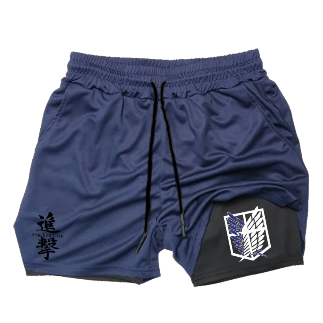 TATAKAE!™ AOT Inspired Gym Performance Shorts