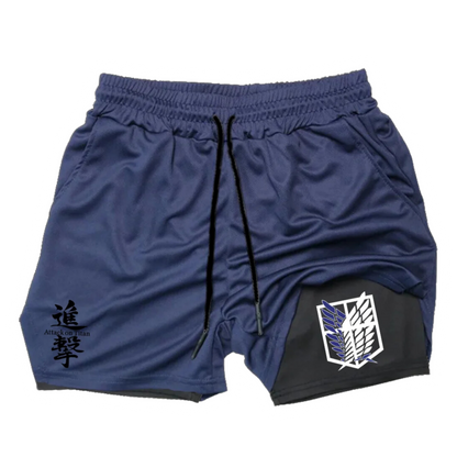 TATAKAE!™ AOT Inspired Gym Performance Shorts