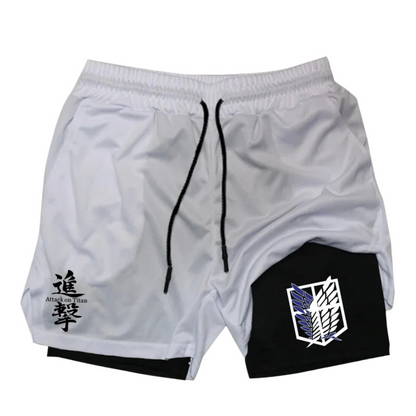 TATAKAE!™ AOT Inspired Gym Performance Shorts