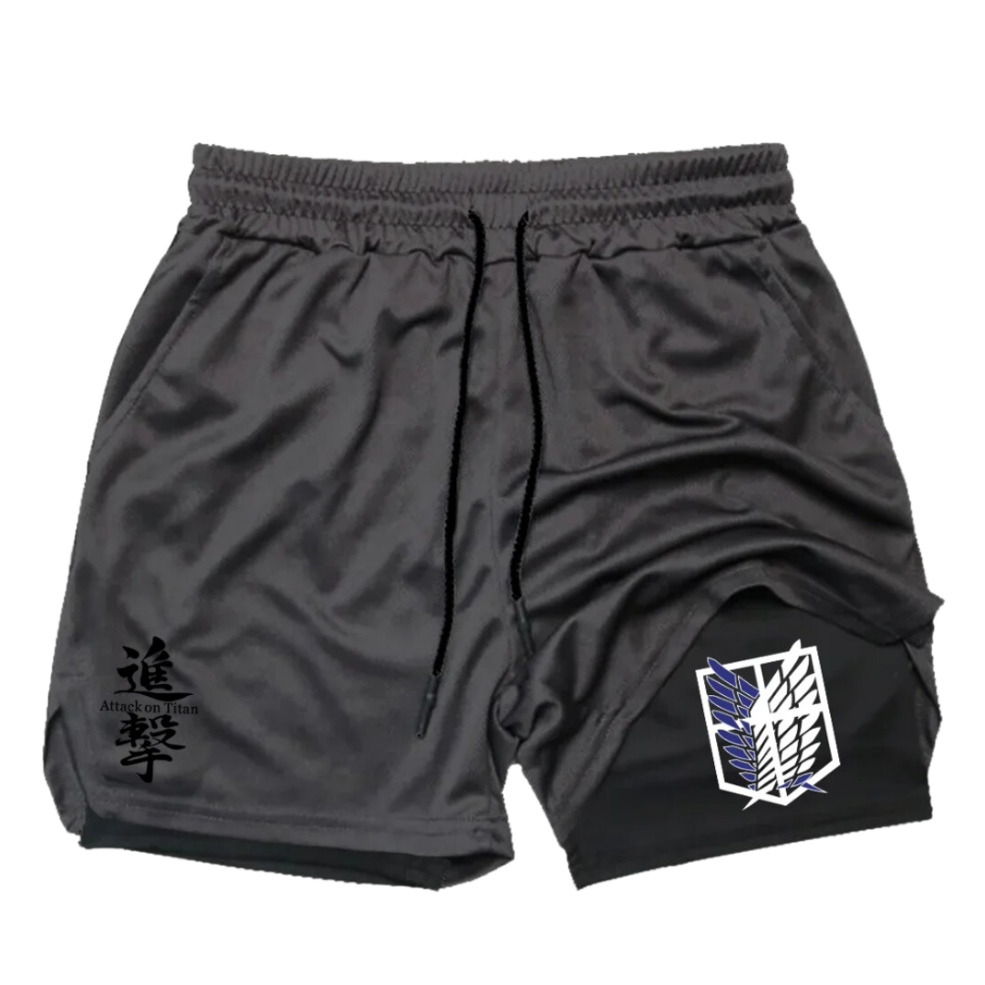 TATAKAE!™ AOT Inspired Gym Performance Shorts