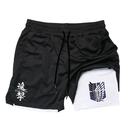 TATAKAE!™ AOT Inspired Gym Performance Shorts