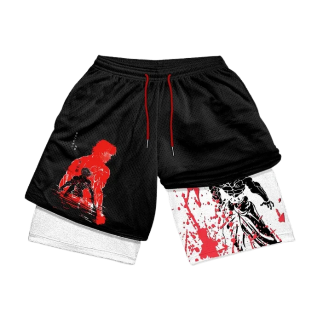 The Grappler™ Baki Inspired Gym Performance Shorts