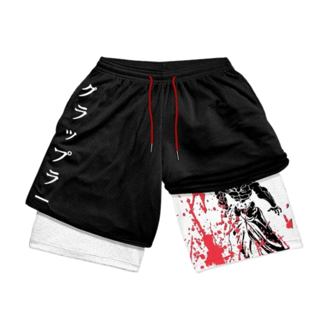 The Grappler™ Baki Inspired Gym Performance Shorts