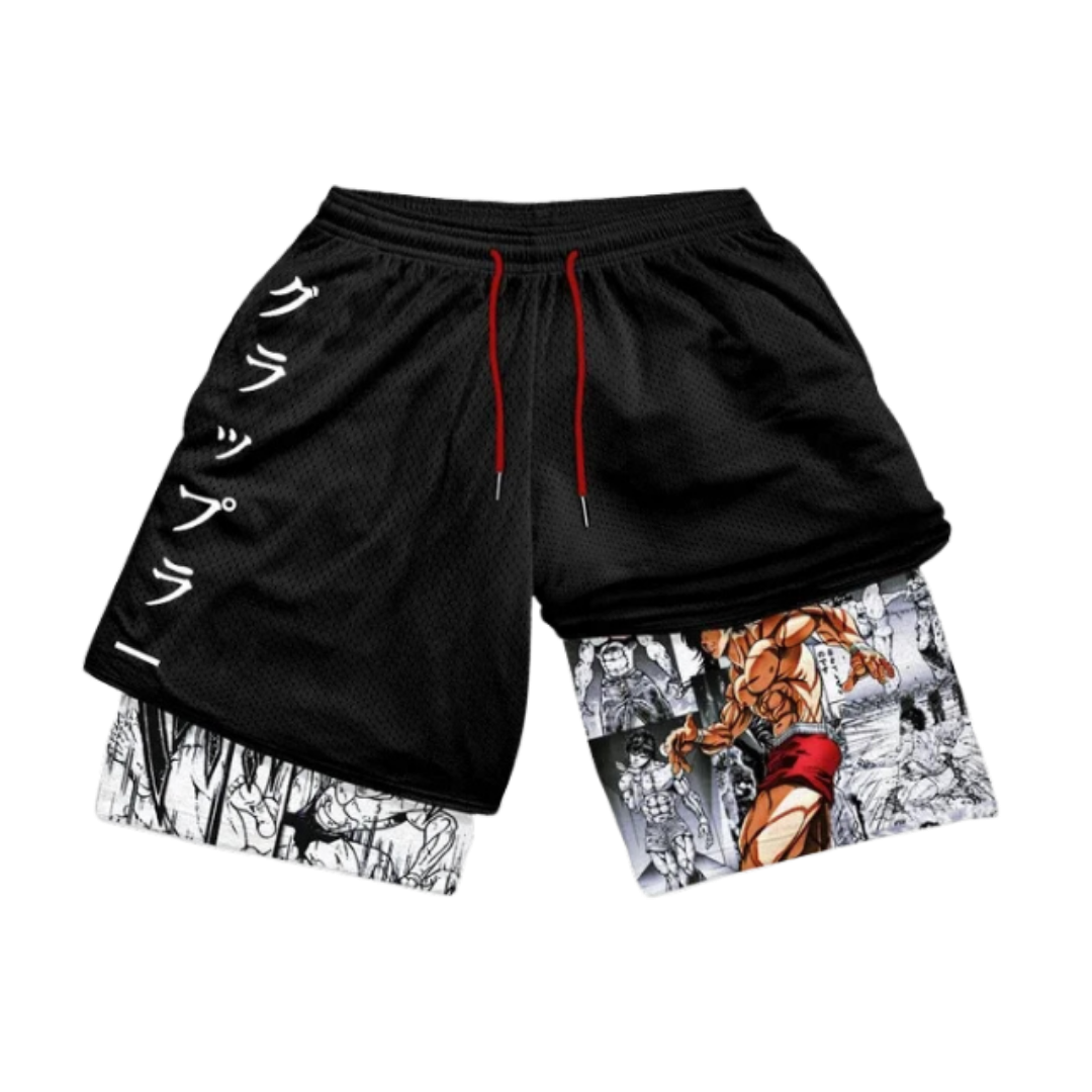 The Grappler™ Baki Inspired Gym Performance Shorts