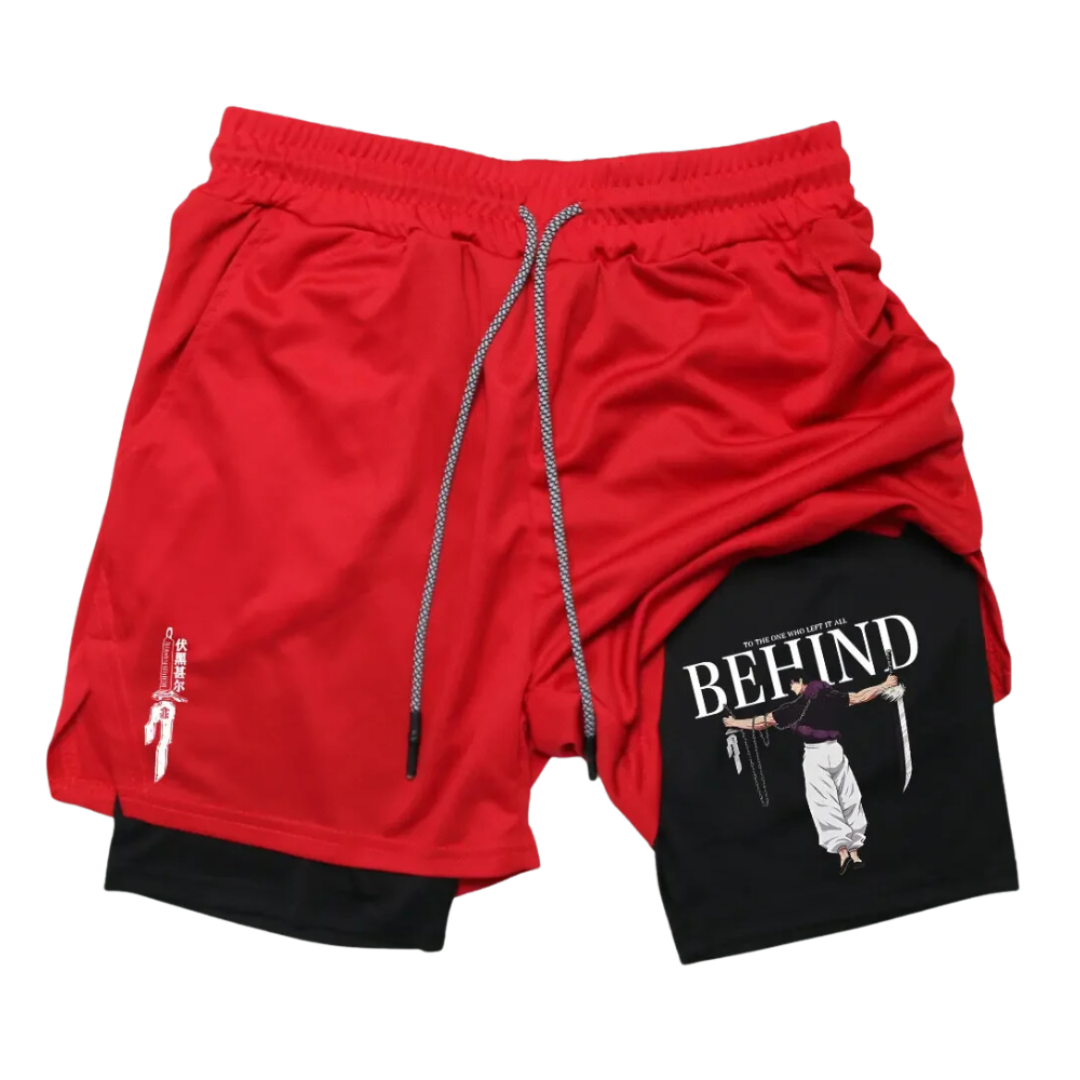 BEHIND!™ JJK Inspired Gym Performance Shorts