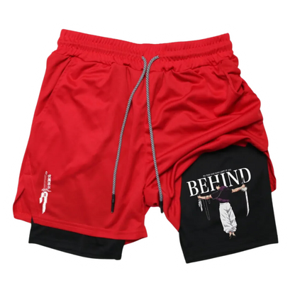 BEHIND!™ JJK Inspired Gym Performance Shorts