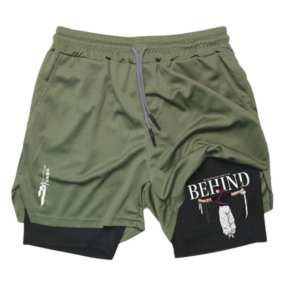 BEHIND!™ JJK Inspired Gym Performance Shorts