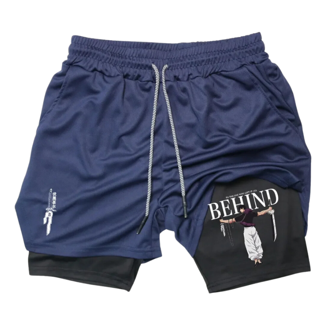 BEHIND!™ JJK Inspired Gym Performance Shorts