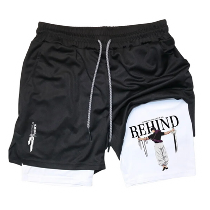 BEHIND!™ JJK Inspired Gym Performance Shorts