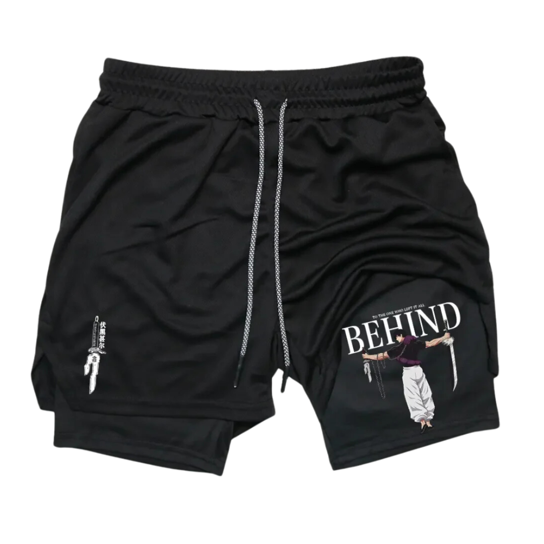 BEHIND!™ JJK Inspired Gym Performance Shorts