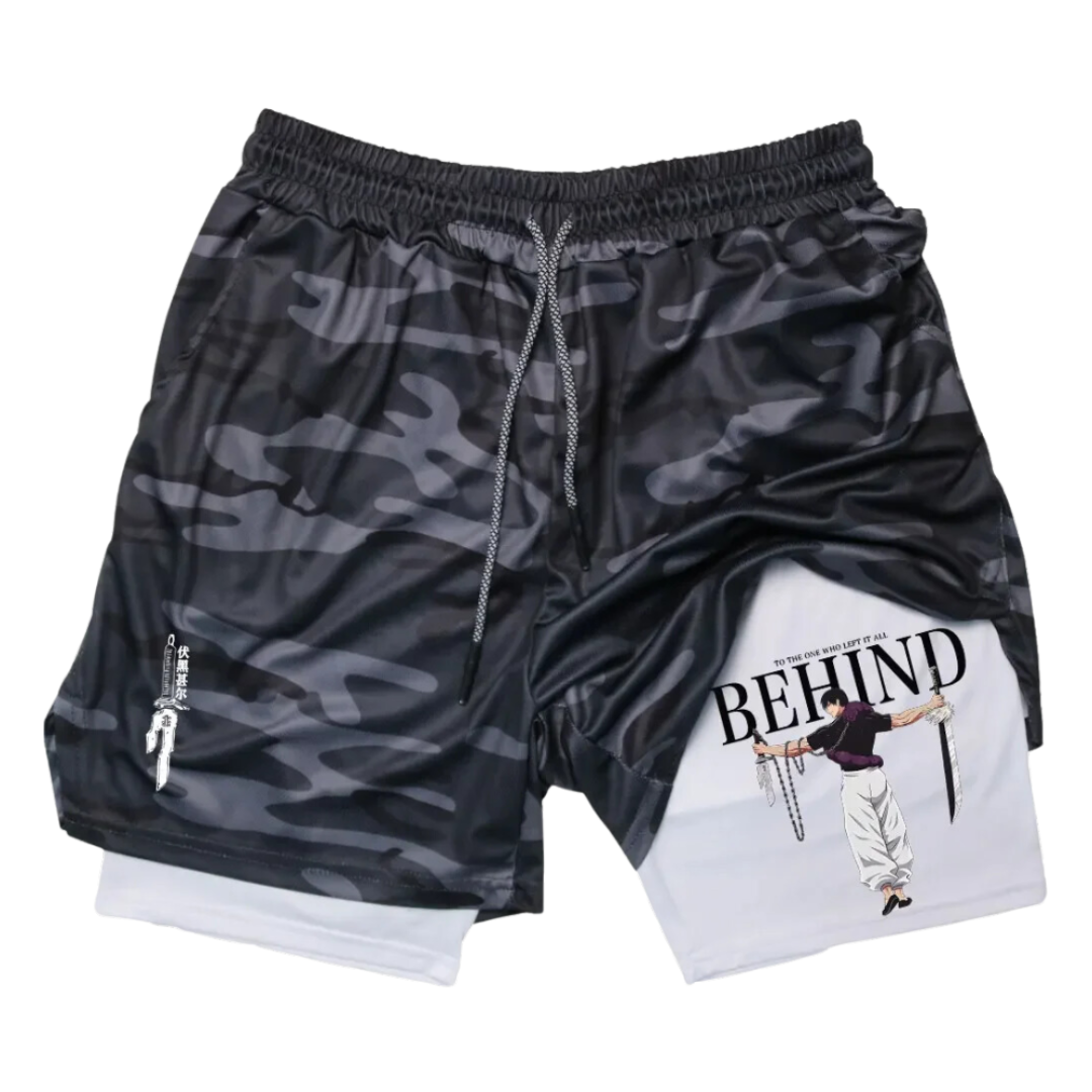 BEHIND!™ JJK Inspired Gym Performance Shorts