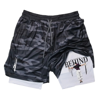 BEHIND!™ JJK Inspired Gym Performance Shorts