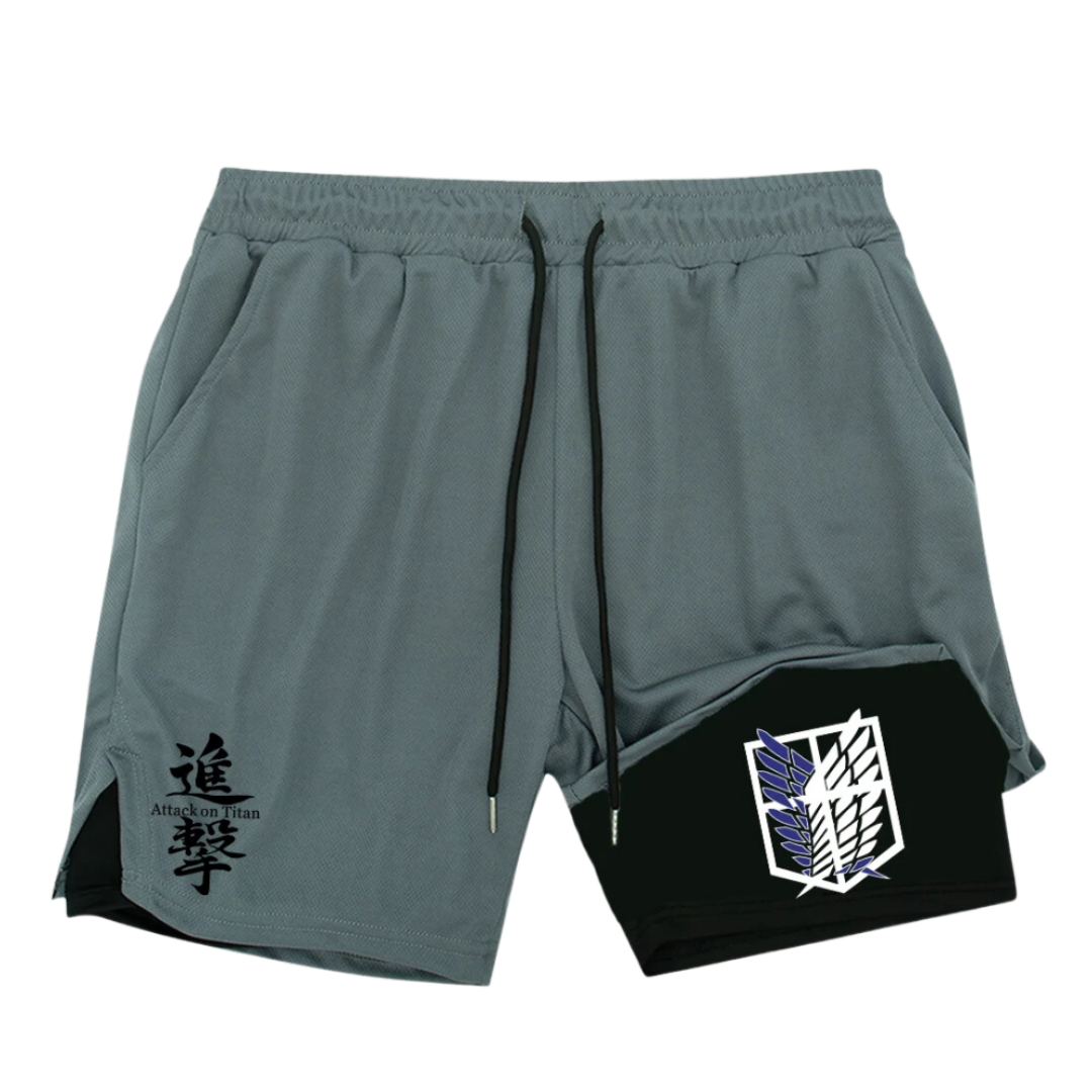 TATAKAE!™ AOT Inspired Gym Performance Shorts