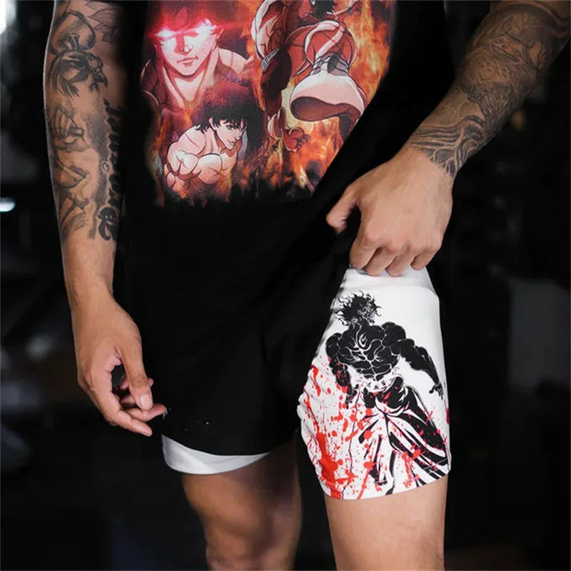 The Grappler™ Baki Inspired Gym Performance Shorts