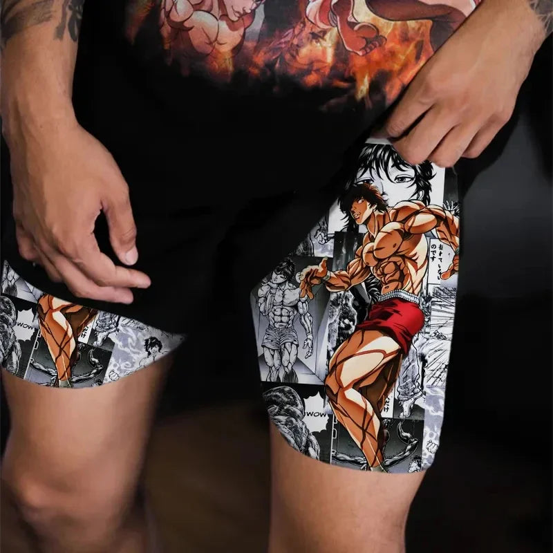 The Grappler™ Baki Inspired Gym Performance Shorts